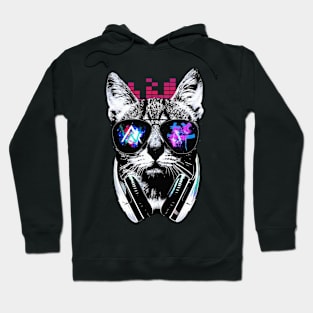 Cat Music Design Hoodie